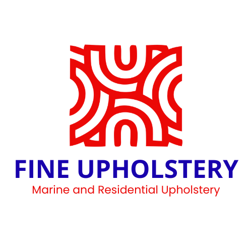 Upholstery craftsmanship in action.