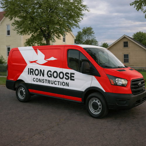 A professional working on construction.