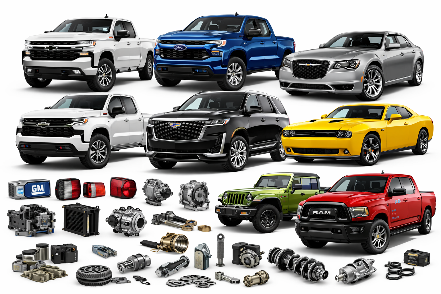 American-brand light vehicle parts