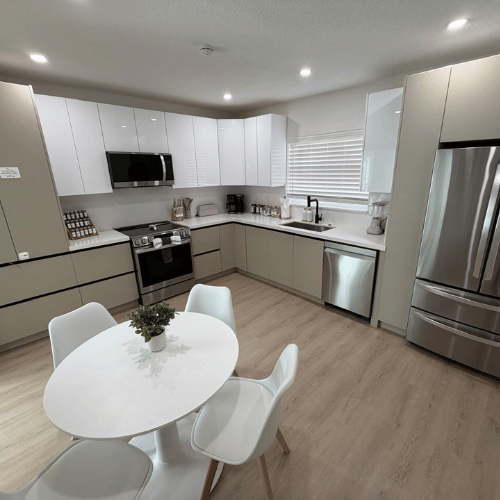 Clean commercial building