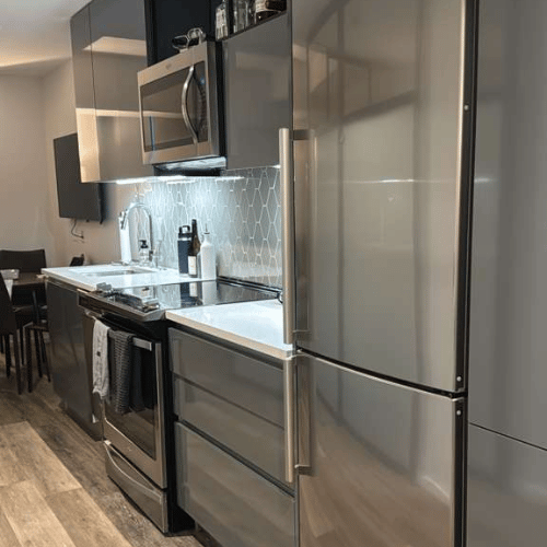 Clean commercial kitchen