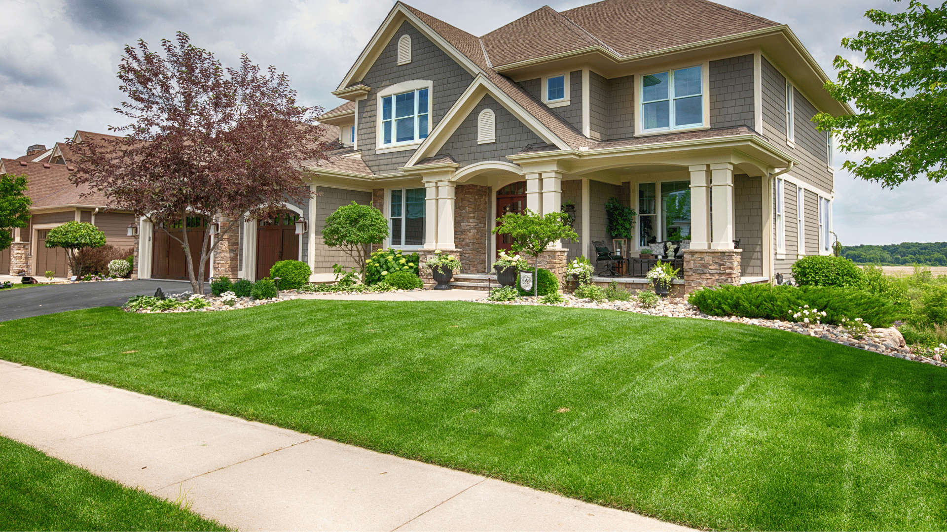 Lawn care project in Cape Cod
