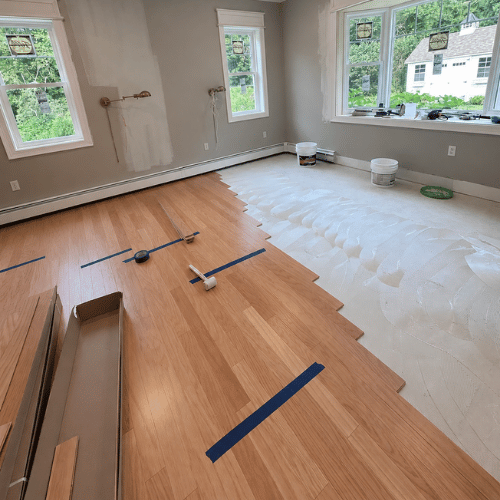 Flooring installation
