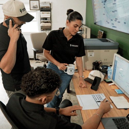 Excellence team at work